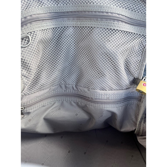 Delsey Black Rolling Carry On Suitcase Luggage Travel Bag - Picture 8 of 12